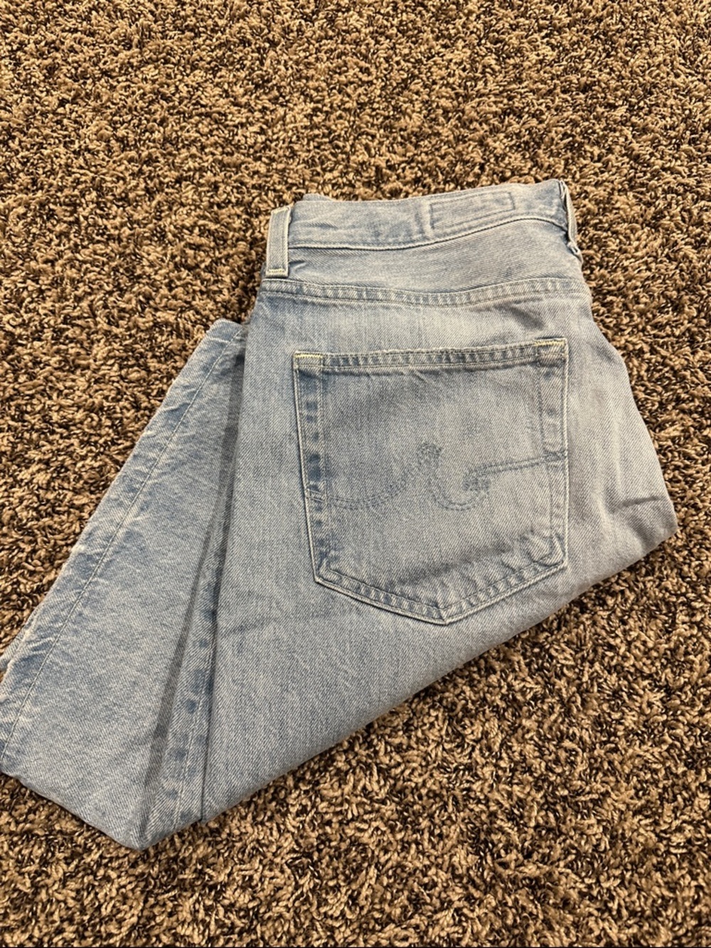 Light Blue Denim Bermuda Shorts for Women - Picture 2 of 5